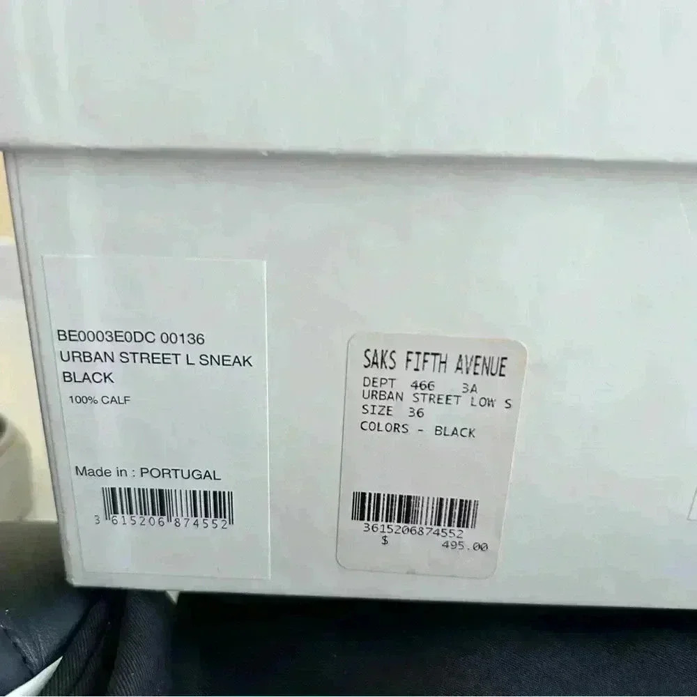 Givenchy Urban Street Black Sneakers - Picture 10 of 10